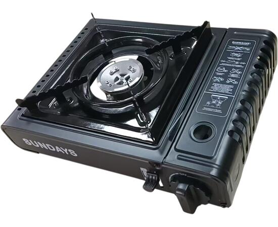 Плита туристическая Sundays ZD6800(CE)-D (черный), фото , изображение 3