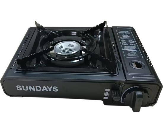 Плита туристическая Sundays ZD6800(CE)-S (черный), фото , изображение 3