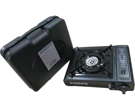 Плита туристическая Sundays ZD6800(CE)-S (черный), фото , изображение 4