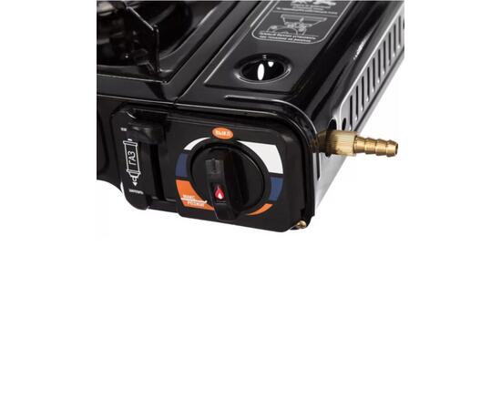 Плита настольная газовая Следопыт Black PF-GST-N10 с переходником, фото , изображение 13
