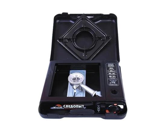 Плита настольная газовая Следопыт Black PF-GST-N10 с переходником, фото , изображение 17