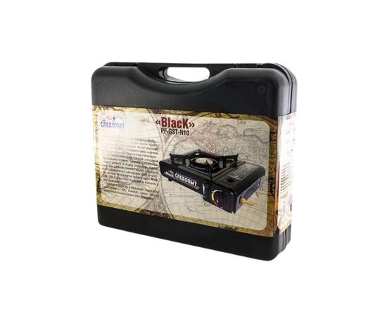 Плита настольная газовая Следопыт Black PF-GST-N10 с переходником, фото , изображение 21