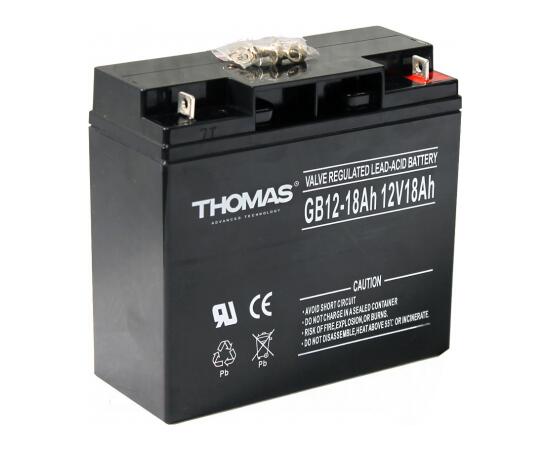 Аккумулятор Thomas (18 A/H), 12V, фото 