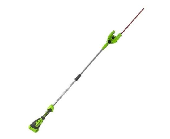 Кусторез штанговый аккумуляторный Greenworks G40PHА 40В, фото , изображение 2