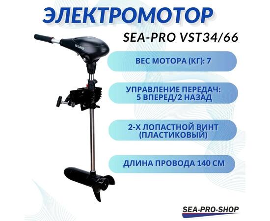 Электромотор транцевый Sea-Pro VST34/66, фото 