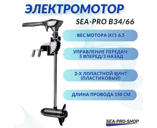 Электромотор транцевый Sea-Pro B34/66, фото 