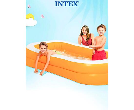 57181 Бассейн надувной Intex Мандарин, 229 х 147 х 46 см, от 3 лет, фото , изображение 6