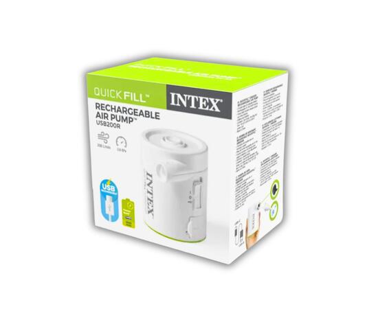 66637 Насос электрический перезаряжаемый Intex Quick Fill USB, (200л/мин), фото , изображение 15