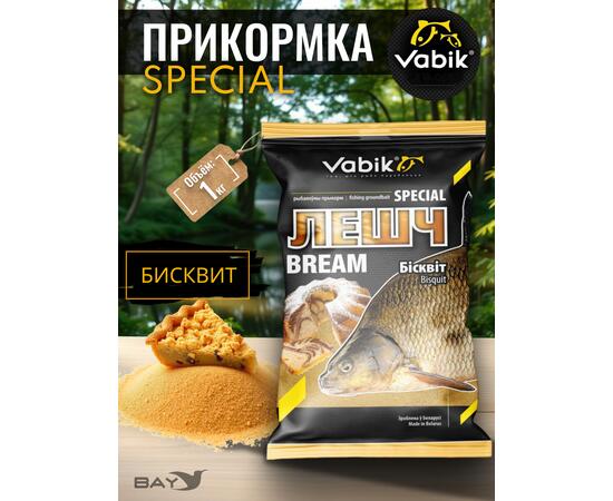 Прикормка Vabik SPECIAL Лещ Бисквит 1кг, фото 