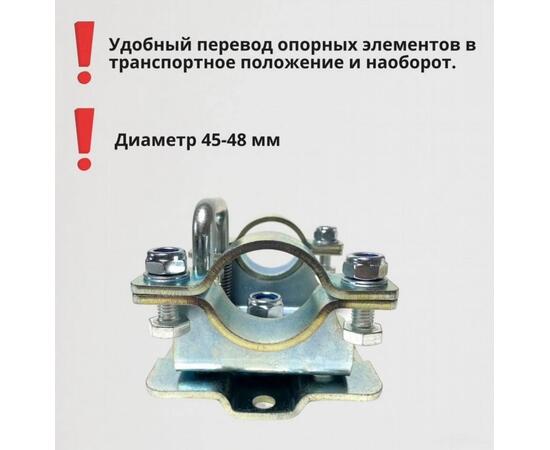 Поворотный хомут для опорного колеса, фото , изображение 3
