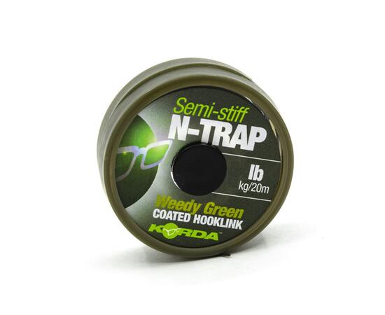 Поводковый материал KORDA N-Trap Semi-stiff 20lb Weedy Green, фото , изображение 2