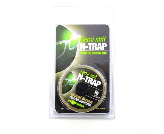Поводковый материал KORDA N-Trap Semi-stiff 20lb Gravel, фото 
