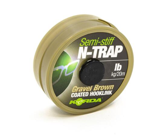 Поводковый материал KORDA N-Trap Semi-stiff 20lb Gravel, фото , изображение 3