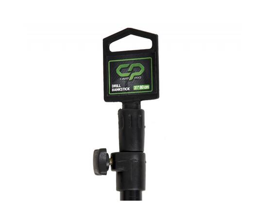 Стойка телескопическая CARP PRO с буром 80-140см алюминий  , фото , изображение 5