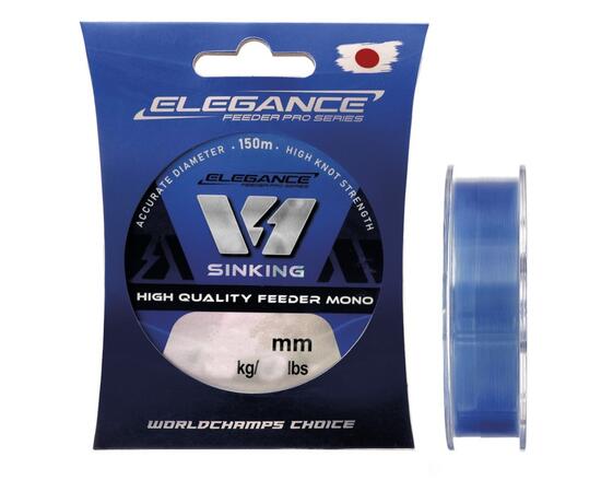 ELEGANCE FEEDER PRO V1 Леска 150м 0,25мм 7,74кг  , Цвет: синий, Диаметр лески: 0.25 мм, Размотка: 150 м, фото 