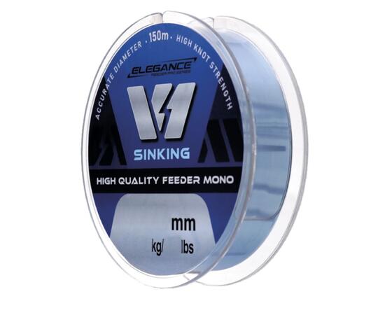 ELEGANCE FEEDER PRO V1 Леска 150м 0,25мм 7,74кг  , Цвет: синий, Диаметр лески: 0.25 мм, Размотка: 150 м, фото , изображение 2
