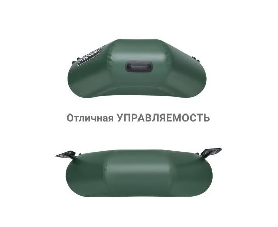 Надувная лодка Фрегат М-11 Оптима Лайт (240 см) Зеленый, фото , изображение 4