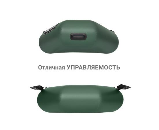 Надувная лодка Фрегат М-11 Оптима  (240 см) Зеленый, фото , изображение 4