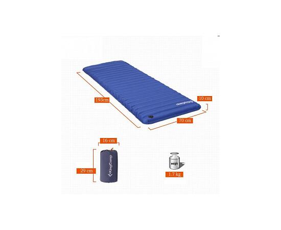 Коврик надувной KingCamp Single Airbed Pump 3588, фото , изображение 3