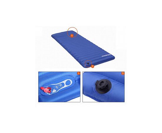 Коврик надувной KingCamp Single Airbed Pump 3588, фото , изображение 4