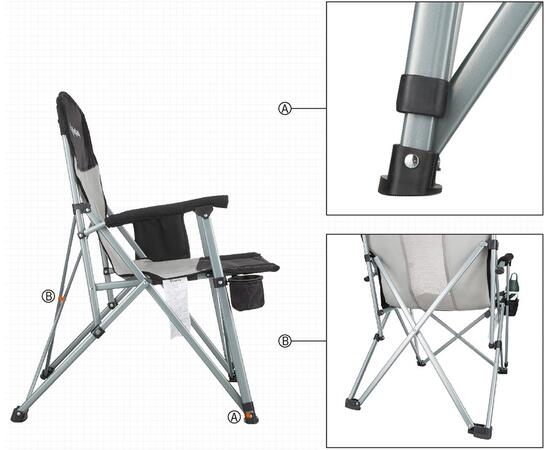 Кресло KingCamp Hard Arm Chair 3825, фото , изображение 2