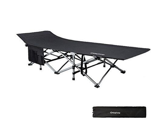 Складная кровать KingCamp Deluxe Folding bed 8004 green, Цвет: зеленый, фото , изображение 3