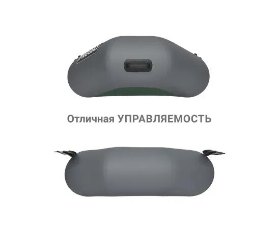 Надувная лодка Фрегат М-2 (260 см) Оптима Лайт Серый, фото , изображение 4