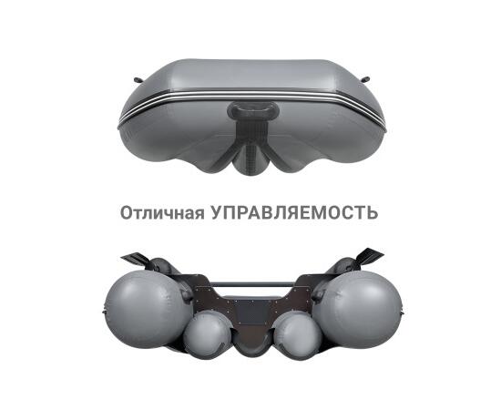Надувная лодка Фрегат 370 FM (ФМ) Серый, фото , изображение 4 Надувная лодка Фрегат 370 FM (ФМ) Серый, фото , изображение 4