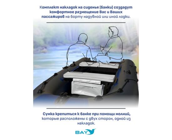 Мягкие накладки ПВХ с сумкой на сиденья (115x25x4 см), Тип Аксессуар (не трогать): да, Длина, см: 115, фото , изображение 3 Мягкие накладки ПВХ с сумкой на сиденья (115x25x4 см), Тип Аксессуар (не трогать): да, Длина, см: 115, фото , изображение 3