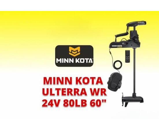 Лодочный электромотор Minn kota Ulterra WR 80 24В 60" 152см черная, фото 