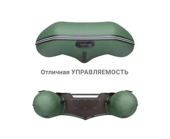 Надувная лодка Фрегат 330 С Зеленый, фото , изображение 4