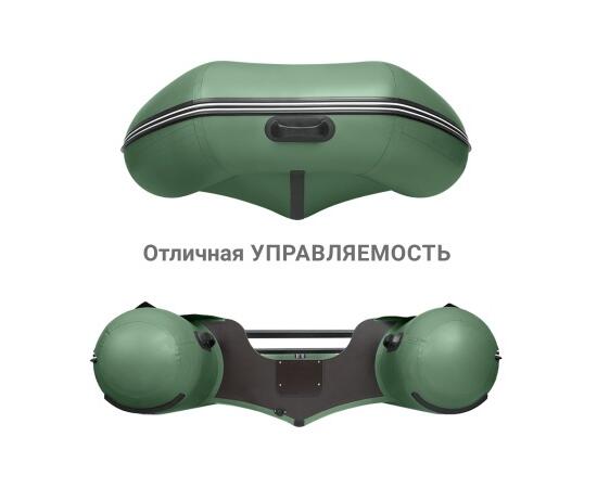 Надувная лодка Фрегат 390 С Зеленый, фото , изображение 4