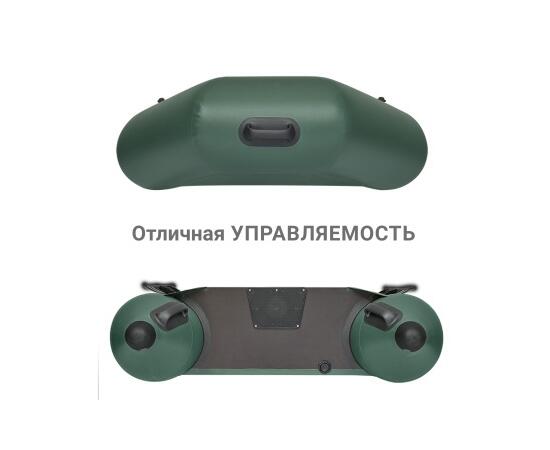 Надувная лодка Фрегат 300Е Лайт зеленый, фото , изображение 4