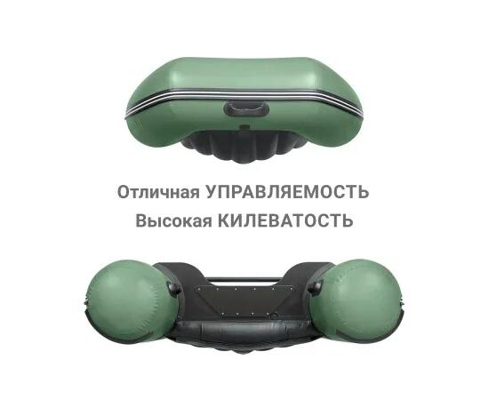 Надувная лодка Фрегат 350 Air (НДНД) Зеленый, фото , изображение 4 Надувная лодка Фрегат 350 Air (НДНД) Зеленый, фото , изображение 4