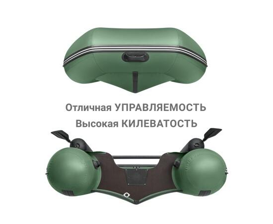 Надувная лодка Фрегат 350 F Зеленый, фото , изображение 4 Надувная лодка Фрегат 350 F Зеленый, фото , изображение 4