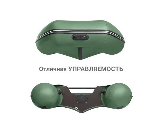 Надувная лодка Фрегат 370 С Зеленый, фото , изображение 4