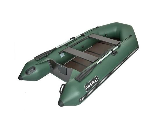 Надувная лодка Фрегат 320 ЕК с килем Зеленый, фото  Надувная лодка Фрегат 320 ЕК с килем Зеленый, фото