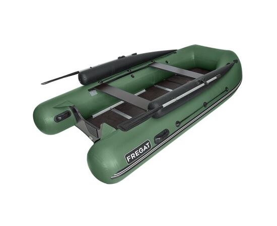 Надувная лодка Фрегат 430 F (Ф), с фальшбортом зеленый, фото  Надувная лодка Фрегат 430 F (Ф), с фальшбортом зеленый, фото