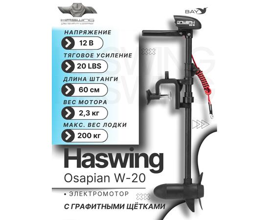 Электромотор лодочный Haswing W-20, фото  Электромотор лодочный Haswing W-20, фото