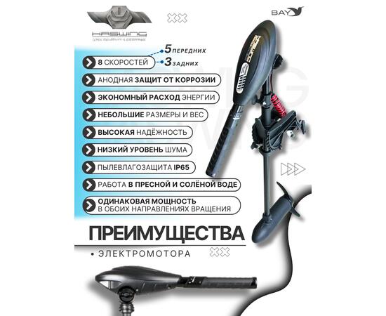 Электромотор лодочный Haswing Osapian 40, фото , изображение 8 Электромотор лодочный Haswing Osapian 40, фото , изображение 8