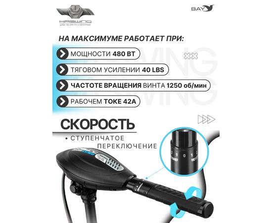 Электромотор лодочный Haswing Osapian 40, фото , изображение 7 Электромотор лодочный Haswing Osapian 40, фото , изображение 7