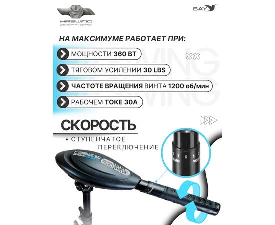 Электромотор лодочный Haswing Osapian 30, фото , изображение 7