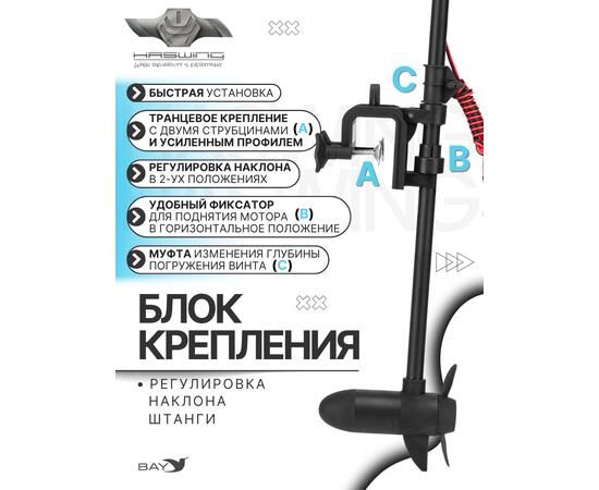 Электромотор лодочный Haswing W-20, фото , изображение 7 Электромотор лодочный Haswing W-20, фото , изображение 7