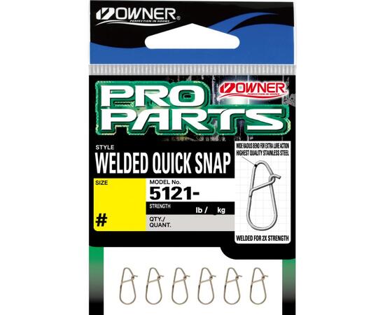 Застежка OWNER Welded Quick Snap Tairiki №00 6шт, Размер: №00, фото 