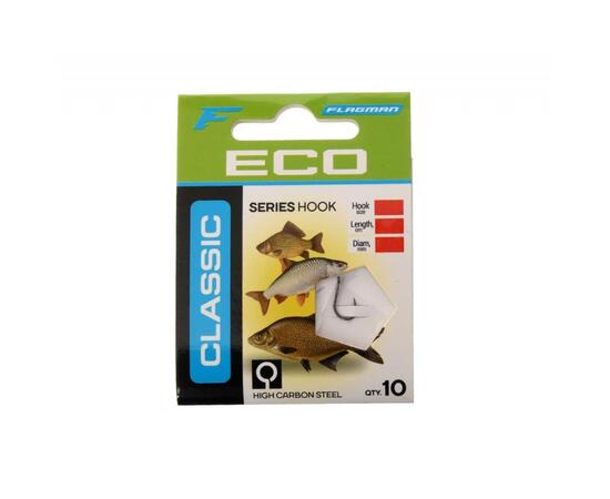Flagman Classic Hooks To Nylon 2 №10, фото 