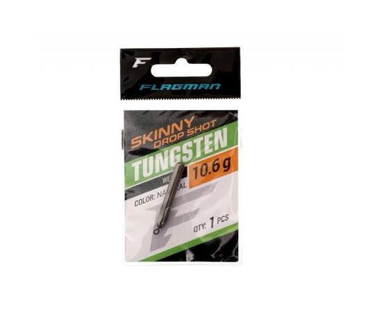 Грузило вольфрамовое FLAGMAN Tungsten Skinny Drop Shot 10.6g, фото , изображение 2