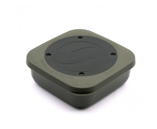 Коробка для наживки GURU Bait Box Solid Lid 2.2 зеленая, фото 