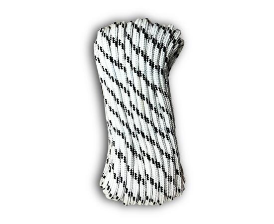 Шнур плетеный BAY (веревка) полипропиленовый 8мм х 30м черный, фото , изображение 5