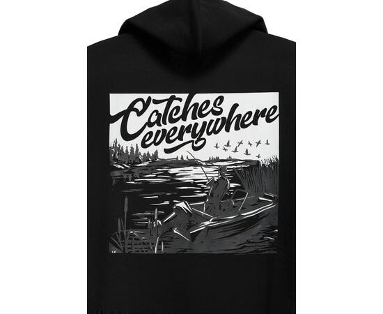 Толстовка Volga Baits Narval Catches Everywhere Black/Grey #M, фото , изображение 3