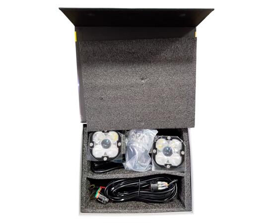 Лазерные фары JG-L030, 50 Вт, 12000 лм, 9-32 В, теплый белый свет, 2 шт, фото , изображение 7